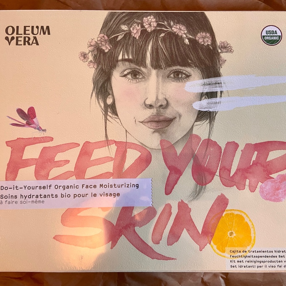 UNOPENED Oleum Vera Feed Your Skin Organic DIY Face Moisturizing Kit